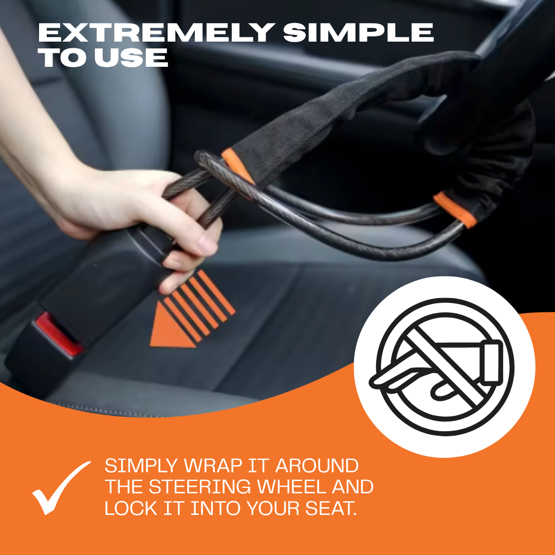 Premium Steering Wheel Lock